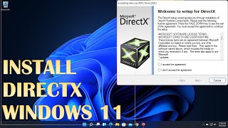 How to Install All DirectX on Windows 11  Fix DLL Files Missing on Windows 11 [upl. by Enilatan]