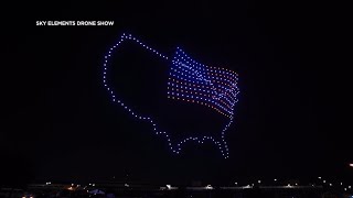 CA events are replacing Fourth of July fireworks with safe alternatives  drones [upl. by Sweyn678]