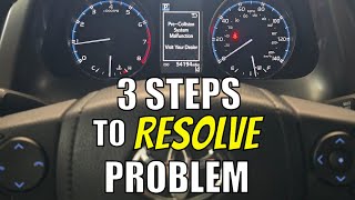 How to Fix Toyota PreCollision System Malfunction Warning ⚠️  DIY [upl. by Ahsiekel729]