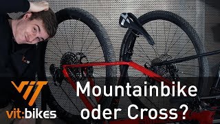 MTB vs Cross  Welches Rad für welchen Einsatz  vitbikesTV [upl. by Elinnet]