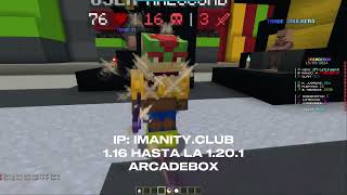 Servidor de BoxPvP Con Items Custom IP imanityclub 116 hasta la 1201 ArcadeBox [upl. by Hum]