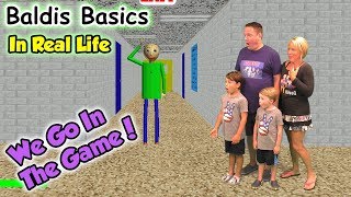 Baldis Basics In Real Life We GO in the Game and Beat Baldi  DavidsTV [upl. by Bernhard]