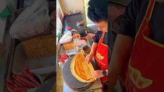 Chinese crepe slice food youtubeshorts [upl. by Pell228]