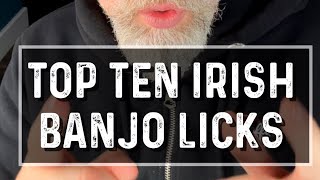 Top Ten Irish Banjo Licks Which one is your favourite irishtenorbanjo banjo [upl. by Babby413]