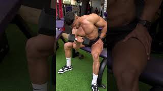 Entrena todo tu biceps con mancuernas shorts gym [upl. by Pepita]