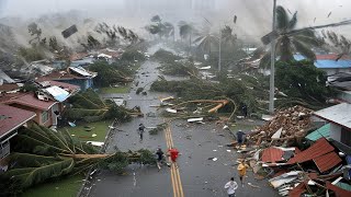 Today the Philippines is in chaos Super Typhoon Marce destroys houses in Cagayan [upl. by Jankey]