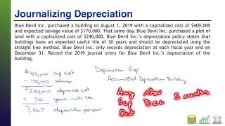 Practice Problem PPE05 Recording Depreciation [upl. by Annaiek381]