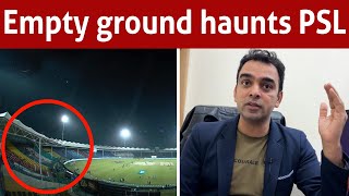 No spectators even for Babar Rizwan PSL match [upl. by Larimer]