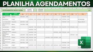 Planilha de Agendamento de Consultas de Pacientes e Clientes  Baixar Grátis [upl. by Agathy]