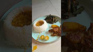 ଭେଜ ଥାଳି cooking recipe odia subscribe shorts viralfood villagefood [upl. by Gem]