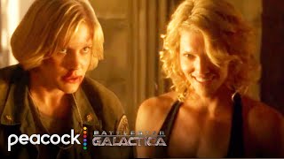 Starbuck and Sixs Brutal Fight  Battlestar Galactica [upl. by Hart142]