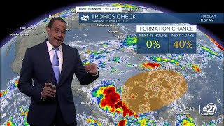 Tropics check Slowmotion Caribbean development 10292024 [upl. by Robinet]