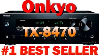 Onkyo TX8470 2 Channel Stereo Receiver with WiFi Bluetooth Phono HiRes Audio and Roon Ready [upl. by Clyde]