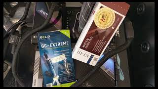 gelid gc extreme vs noctua nt h1  arctic liquid freezer ii 420mm aio  lga 1700  12900k 340w [upl. by Annoik]