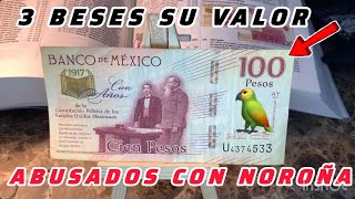 100pesosbilleteconmemorativomexico2017abusadosconnoroña [upl. by Richardson126]