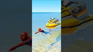 Who Is Stronger 💪 SPIDERMAN VS HULK GTA V CHALLENGE 🔥 shorts spiderman cartoon [upl. by Daly]