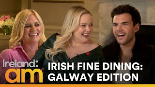 Bridgertons Nicola Coughlan spills on taking Luke Newton on a surprise Galway tour 🍀  Ireland AM [upl. by Frear]