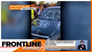 Magpinsan patay matapos pagbabarilin sa loob ng kotse sa Maguindanao del Sur  Frontline Pilipinas [upl. by Joshi]