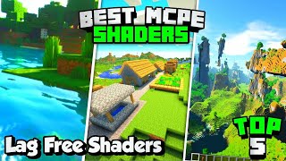 Top 5 Shaders Minecraft Pe🌿 BSNL COMPALMENTARY ULTRA ETC [upl. by Cadmann547]