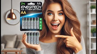 🔋 Enegitech AA Lithium Battery 3000mAh 15V Double Battery  Best Enegitech AA Lithium Batteries 🔋 [upl. by Sinnelg]