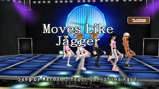 Maroon 5  Moves Like Jagger KaraokeLyricsInstrumental [upl. by Reilamag]