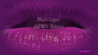 Multilayered Kisses amp Mwah ★ binaural ASMR ★ mouth sounds breathing kissing sounds [upl. by Dorella]