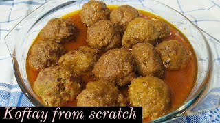 Beef Kofta curry recipe Pakistani  Koftay ka salan  How to make soft Koftas at home [upl. by Moss390]