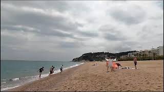 Calella beach Spain 🇪🇸 [upl. by Repard]