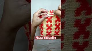 Crosia wire basket design stitching [upl. by Asiek]