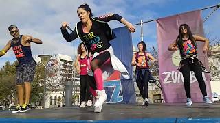 Vacaciones  Wisin  Masterclass Gratis Lomas Zumba Fitness [upl. by Carri913]