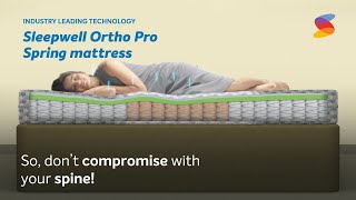 Sleepwell Ortho Pro Spring Mattress [upl. by Gnus]