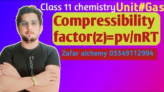 Compressibility factor  ideal gas equation  deviation of real gas from ideal gas  zafaralchemy [upl. by Tymes291]