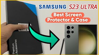 samsung s23 ultra best screen Protector amp case best back cover amp screen guard for samsung s23 ultra [upl. by Eikcor]