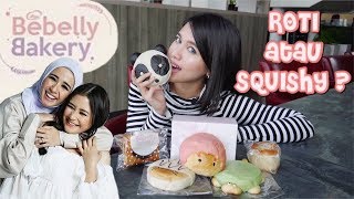 MAKAN ROTI BENTUK SQUISHY BEBELLY BAKERY by BELLA amp PRILLY [upl. by Sherwynd540]