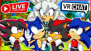 Sonic amp Shadow Meet Sonica amp Shadina VRChat Marathon [upl. by Enylcaj]