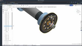 différentiel arrière a billes openrc modelisation onshape [upl. by Idnahs]