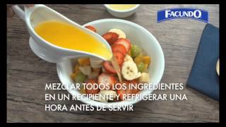 Facundo Ecuador Cóctel de Frutas Receta [upl. by Perl]