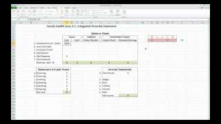 Accounting 101 Integrated Financial Statements in Excel [upl. by Asilej]