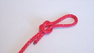 How To Tie An Overhand knot with Drawloop  Knot [upl. by Akcimehs]