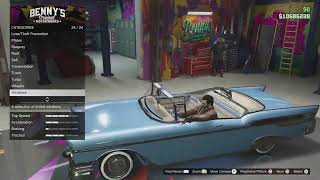 Declasse Tornado Custom Chevy Bel Air Midnight Drive GTA Online [upl. by Giulietta]