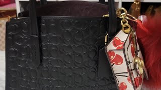 Whats In My Coach Charlie Carryall❤️🖤 [upl. by Innavoj421]