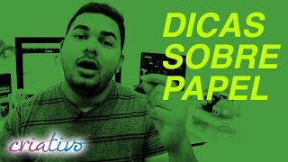 Dicas sobre papel [upl. by Justinian]