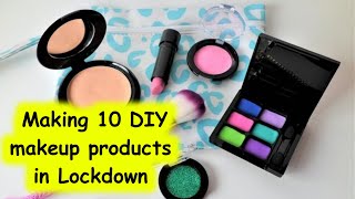 How to make makeup at home  Homemade makeup products in lockdown [upl. by Adnilram]