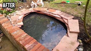 How to build a garden fish pond on a budget [upl. by Acinok]