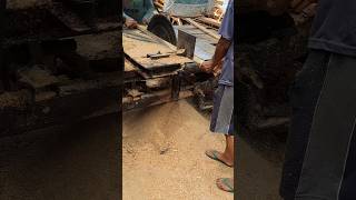 PEMBUATAN RENG KAYU PENDEK asmrwoodworking shorts [upl. by Ellerrehc]