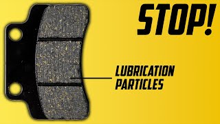 Sintered vs Organic Motorycle Brake Pads  Whats The Difference [upl. by Lyrred]