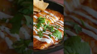 FORK TENDER MOUTHWATERING CHEESY MEAT ENCHILADAS FOR DINNER shorts foodlover foodie food asmr [upl. by Oisangi]