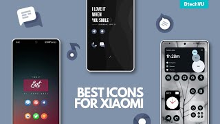 Best Icons for Xiaomi HyperOS  Best HyperOS Themes with Beautiful icons Part  4 [upl. by Itsirk]