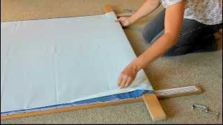 Attaching the Quilt to the FramePart 3 of 3 [upl. by Nnyleahs]