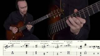 Blue in Green  Jazz Guitar Chord Melody Bill Evans w Free PDF [upl. by Folly478]